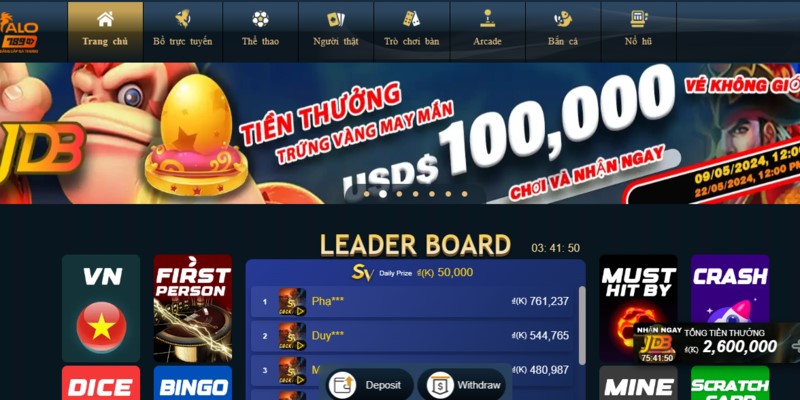 Truy cập link vào Alo789 nhận bạt ngàn ưu đãi