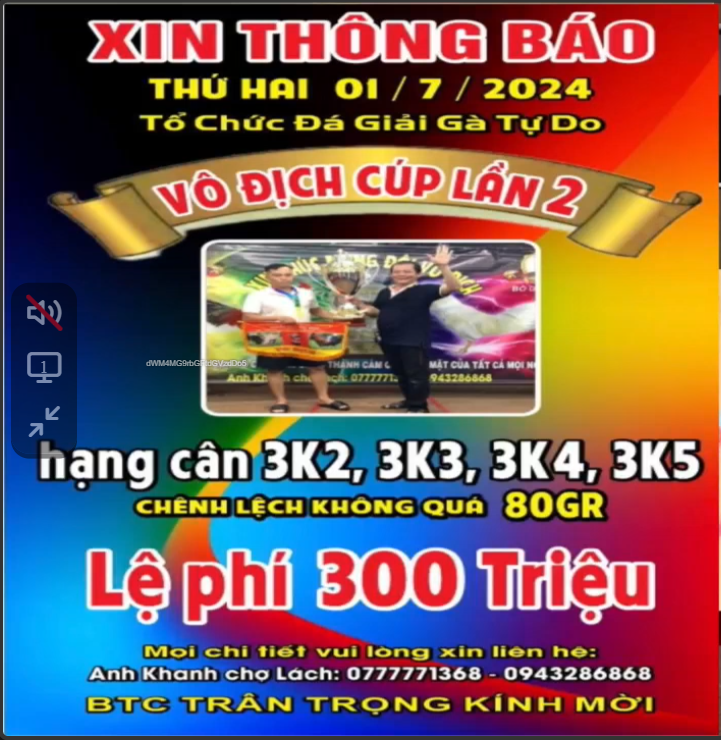 VÔ ĐỊCH CÚP LẦN 2 NGÀY 01-07-2024